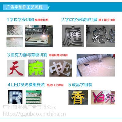 廣州聚穗牌LED大型發(fā)光字廣告制作 匠心工藝、質(zhì)量保證、價(jià)格實(shí)惠